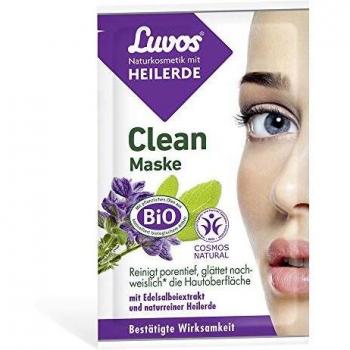 Luvos Clean Face Mask - Deep Cleansing, 2 x 7.5 ml (15 ml)