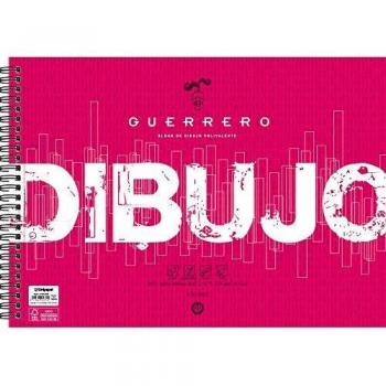 Unipapel Blocks 37002299. Block de Dibujo, Guerrero, 120 Gramos, Microperforado, 2 Taladros, Certificado FSC, Papel, Ahuesado, Liso, 20