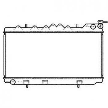 Van Wezel 13002094 radiador de refrigeración del Motor