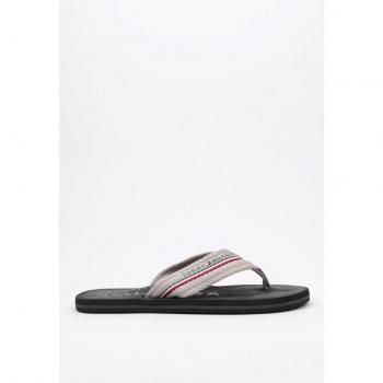Chancla de hombre Tommy Hilfiger CORPORATE HILFIGER BEACH SANDAL Marrón 45