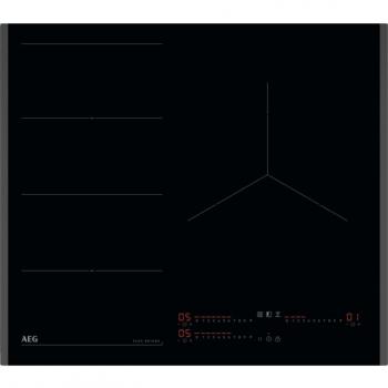 Placa de Inducción AEG TI63IF0BFB 60 cm con 3 Zonas de Cocción y FlexiBridge