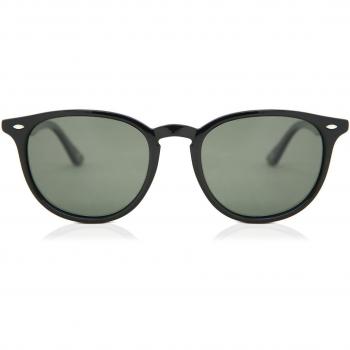 SmartBuy Collection Oval Full Rim Plastic Men's Prescription Sunglasses Black Size 51