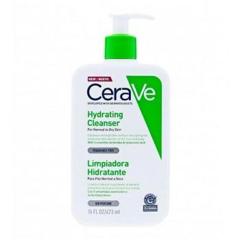 CeraVe Limpiadora Hidratante para Piel Normal a Seca, Envase de 473 ml