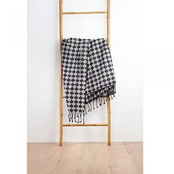 Plaid Verano Drop Casamoda Negro 180x220 cm