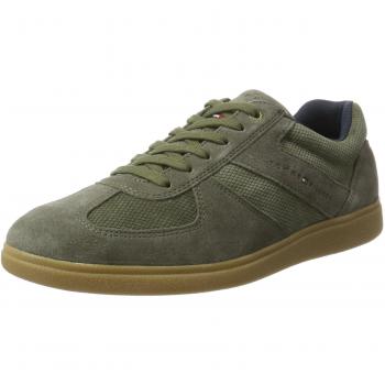 Tommy Hilfiger D2285Anny 1B, Zapatillas de Estar por Casa para Hombre, Verde
