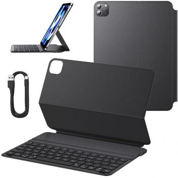 Funda Magnética con Teclado Baseus para iPad Pro 12.9 (2019/2020/2021/2022) - Negra, incluye Cable USB-C