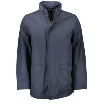 Gant Blue Polyester Double Jacket - Light Jacket for Male, Size: S