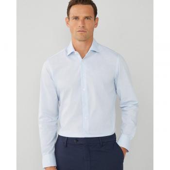 Camisa Magic Shirt Graph Chk azul Hackett