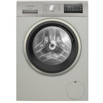 Lavadora de carga frontal Siemens iQ300 WM14N29XEP, 9 kg, 1400 rpm, smartFinish, Programa outdoor, Motor iQdrive, Acero mate antihuellas