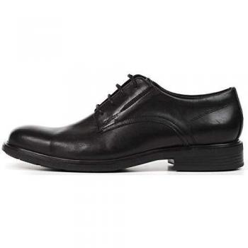 Geox Dublin Smooth Leather Men's Derby Shoes, Black, Size 12 UK