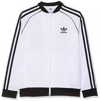 adidas Superstar Chaqueta, Unisex niños, Blanco/Negro, 128