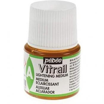 PEBEO 45 ml Vitrail Blanqueante Media de Efecto de vidriera Vidrio Pintura, Transparente