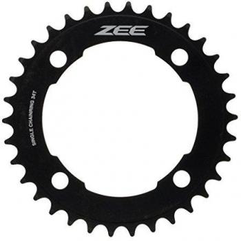 SHIMANO FC-M640 Corona, Negro, 34 Denti