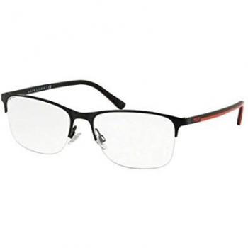 Polo Ralph Lauren 0PH1176, Monturas de Gafas para Hombre, Demi Shiny Black, 56