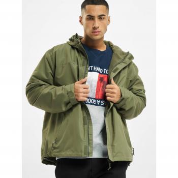 Chaqueta Cortavientos Verde Brandit para Hombre - Modelo Clásico con Cremallera