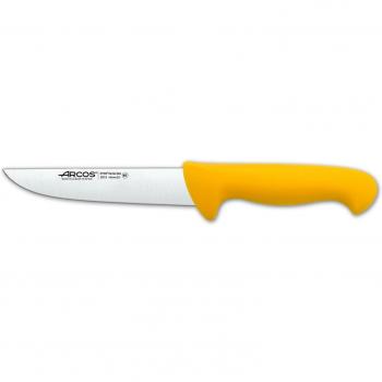Arcos Serie 2900, Cuchillo Carnicero, Hoja de Acero Inoxidable Nitrum de 160 mm, Mango inyectado en Polipropileno Color Amarillo