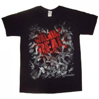 The Walking Dead Walker Horde and Logo - Camiseta manga corta para hombre, color negro, talla XL