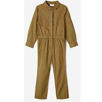 NAME IT Nmfdura LS Jumpsuit Mono, Ivy Green, 98 para Niñas