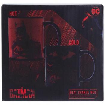 Paladone Taza Térmica Cambio de Calor DC Comics The Batman 2022 Negro, Blanco Universal 1 Pieza