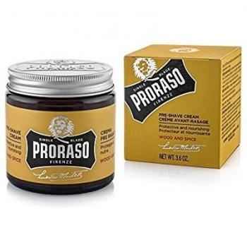 Proraso Crema Pre Afeitado Madera y Especias 100ml, Único, Estándar