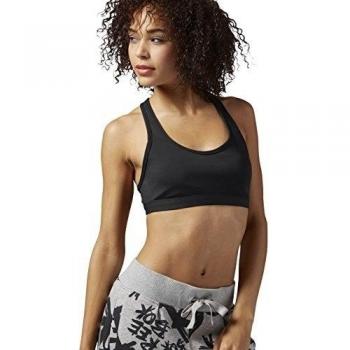 Reebok Hero Racer Bra - Sujetador para mujer, color negro, talla M