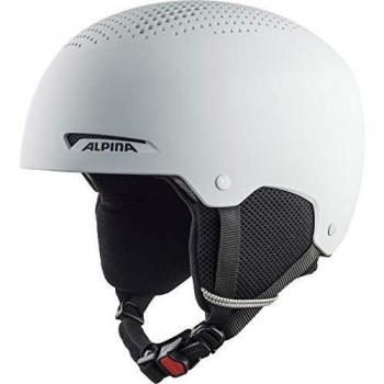 Casco de Esquí Infantil Alpina Zupo - Unisex - Gris Mate - Talla 48-52 cm - Seguro, Absorbente de Impactos y Ventilado