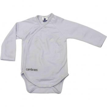 Cambrass 25838 - Body para recién nacidos, de manga larga, tamaño T.0-3, color blanco