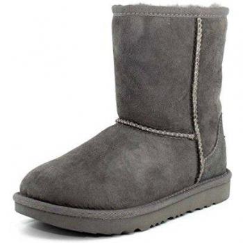 UGG® Toddlers' Classic II Boot Sheepskin Classic Boots in Grey, Size 7T, Unisex