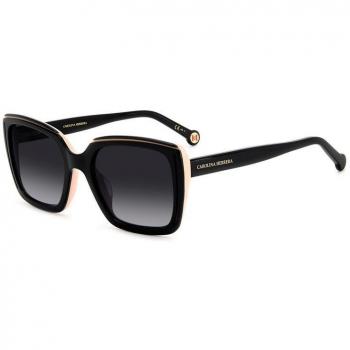 Carolina Herrera HER 0143/G/S KDX/9O Gafas de Sol Cuadradas de Acetato para Mujer en Negro