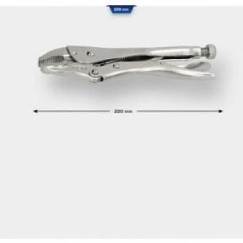Brilliant Tools BT065903 Pinza sujetadora de 250 mm con características de agarre fuerte, diseño ergonómico, fabricada en acero al carbono y acabado antioxidante