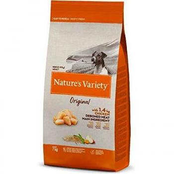 Nature's Variety Original - Pienso para perros adultos mini con pollo deshuesado 7 Kg