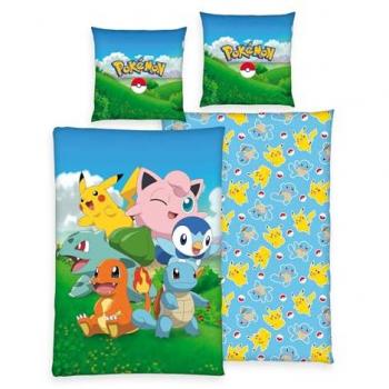Funda nórdica Pokémon Group A 135 x 200 cm / 80 x 80 cm