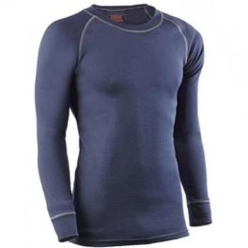 Juba 730Dn/Xxl -termica conjunto de camiseta y pantalón interior de poliester. color marino.