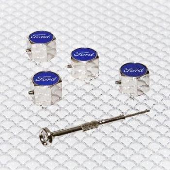 Richbrook coche accesorios 5500.05 Antirrobo Válvula de rueda Dust Caps aprox. 1 cm de diámetro