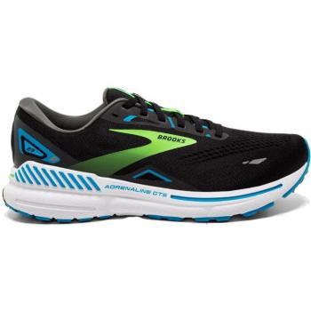 Brooks Adrenaline GTS 23 Running Shoes - Men's, Black/Hawaiian Ocean/Green, Size 11.5 Medium (D Width)