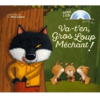 Cuento Infantil ¡Vete, Gran Lobo Malo! con 1 CD de Audio
