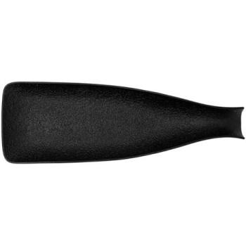 Bandeja de Porcelana Negra Mate Bidasoa Fosil 38,5x12,7x4,8cm Apta para Microondas