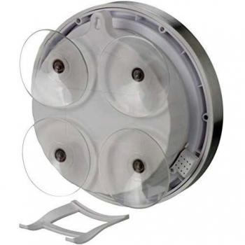 Bresser - Reloj de baño, 17 cm, Blanco, 17 cm