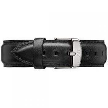 Pulsera de Cuero Daniel Wellington Classic Sheffield Plata 20mm para Hombre