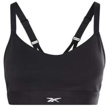 Sujetador Deportivo Reebok S Lux Strappy Sport Negro Bra H51841, características: diseño deportivo, tirantes ajustables en forma de X, soporte medio, tejido transpirable y elástico, ideal para actividades deportivas