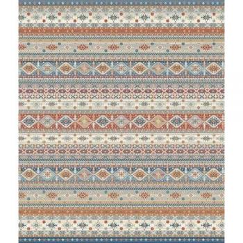 Alfombra de Pasillo Moderno Silk 0940A de Alta Densidad y Acabado Sedoso 70x250 cm