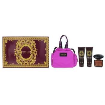 Versace Crystal Noir Eau De Toilette Gift Set 90ml