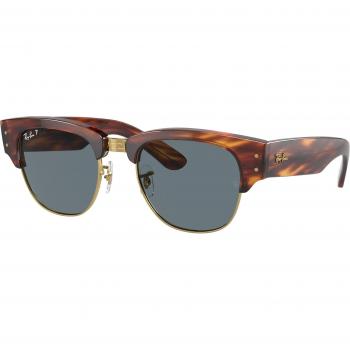 Ray-Ban RB0316S Mega Clubmaster Polarized Sunglasses 954/3R Unisex Brown Size 53