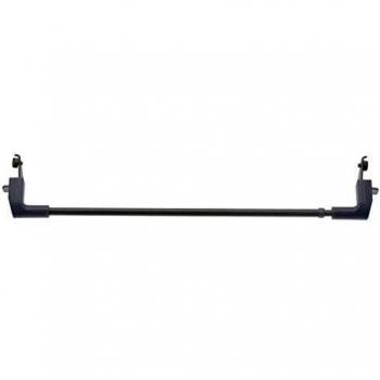 Home Maison Tringle ALU Extensible 'Press & Go' Sans embout, Aluminio, Blanco, 50-80 cm