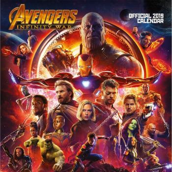 Avengers Infinity War Official 2019 Calendar - Square Wall Calendar Format