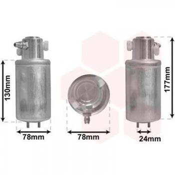 Filtro deshidratante de aire acondicionado VAN WEZEL 5800D165