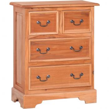 Cajonera Día y Noche Cómoda de madera maciza de caoba con cajones