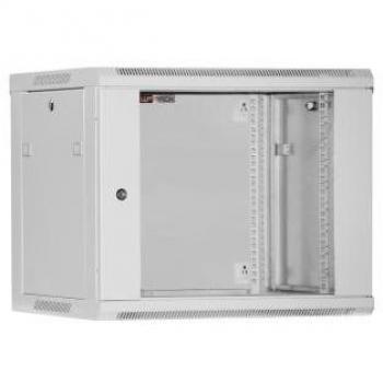19-Inch Wall-Mounted Rack Cabinet, 6U, Gray, 60kg Capacity