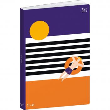 Agenda 16 meses PLAN WEEK MATINE - Semana Vista, A5+ - 16x24cm - Quo Vadis 161019Q - Baño mediodía - Multilingüe