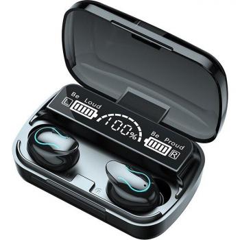 Auriculares deportivos Bluetooth impermeables IPX7 con reducción de ruido doble y control táctil 3D